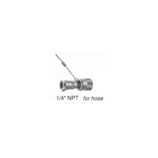 2611-7102-03-00 Hawa  Quick Release Coupling ¼ " NPT with metal dust cap, for hose